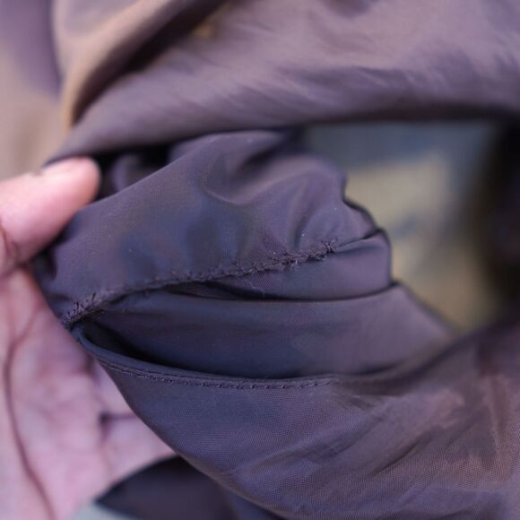 PLT Plus Cropped Puffer Vest XL Brown Utility Gorpcore Quilted Zip Front - Picture 10 of 16